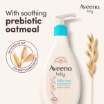 Aveeno Baby Daily Care Moisturising Lotion Prebiotic Oatmeal 250ml - Image 2