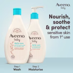 Aveeno Baby Daily Care Moisturising Lotion Prebiotic Oatmeal 250ml - Image 6