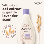 Aveeno Baby Calming Comfort Bedtime Bath & Wash 400ml - Image 2