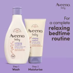 Aveeno Baby Calming Comfort Bedtime Bath & Wash 400ml - Image 5