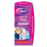 Calpol Infant Oral Suspension 140ml Strawberry Flavour 2 months +