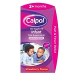 Calpol Infant 60ml Oral Suspension Strawberry Flavour 2 Months +