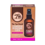 The Tan Brush Cleanser & Microfibre Cloth