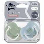 Tommee Tipee Orthodontic Dummies 6/18 Months Twinpack