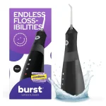 Burst Endless Floss-Ibilities Cordless Water Flosser Black