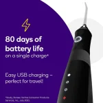 Burst Endless Floss-Ibilities Cordless Water Flosser Black - Image 2