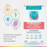 Health & Her Multivitamin for Women Taking Hormonal Contraception 30s - Image 2