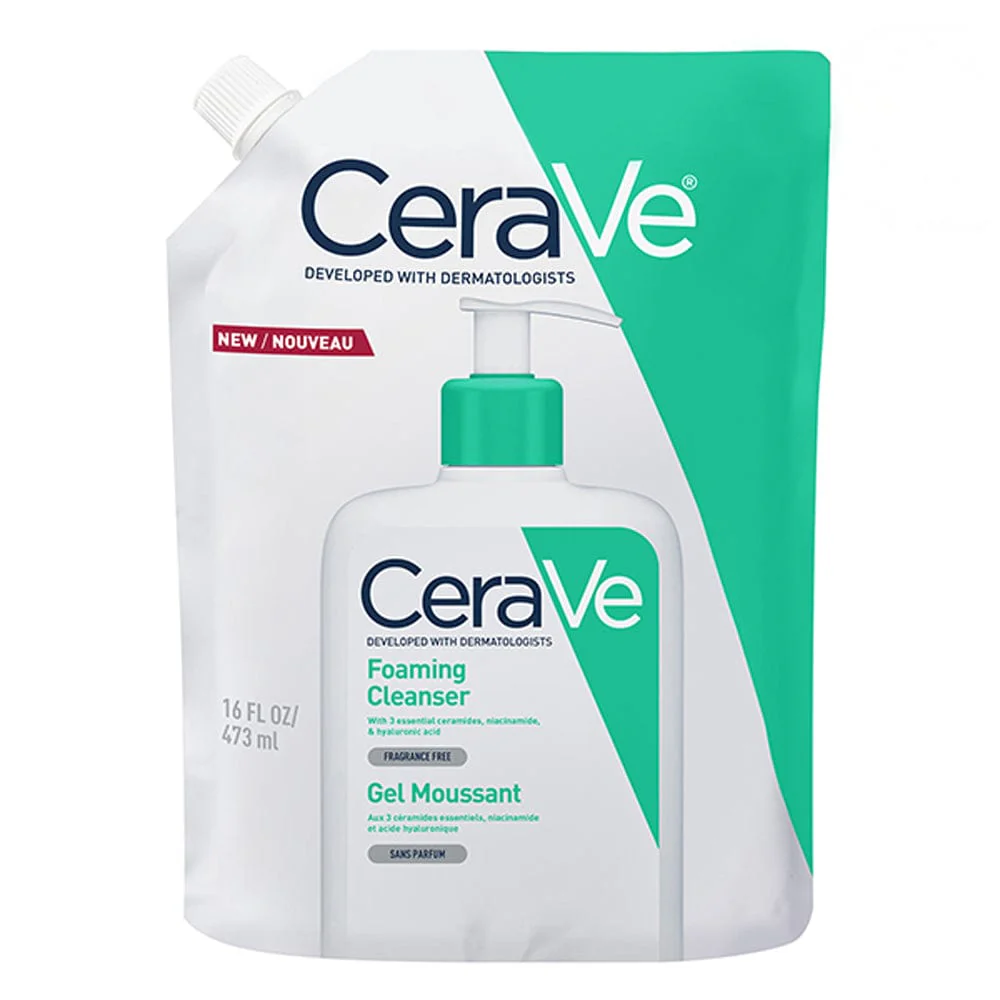 cerave-foaming-cleanser-refill-473ml-cleanser-meaghers-pharmacy-1181006137 CeraVe Foaming Cleanser Refill 473ml - Image 1