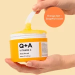 Q+A Vitamin C Body Scrub 200ml - Image 3
