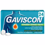 Gaviscon Peppermint Chewable Tablets 24 Tablets